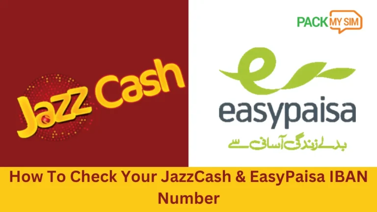 How to Check Your JazzCash And EasyPaisa IBAN Number in 2024