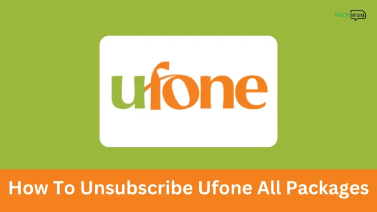 How to Unsubscribe Ufone All Packages (2024) | Unsub Codes