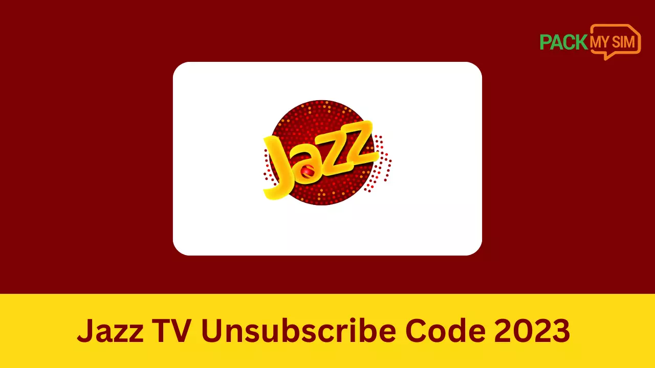 Jazz TV Unsubscribe Code 2024 – Jazz TV Daily Offer Unsub