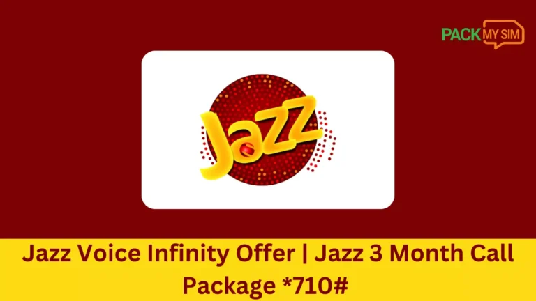 Jazz Voice Infinity Offer | Jazz 3 Month Call Package *710#