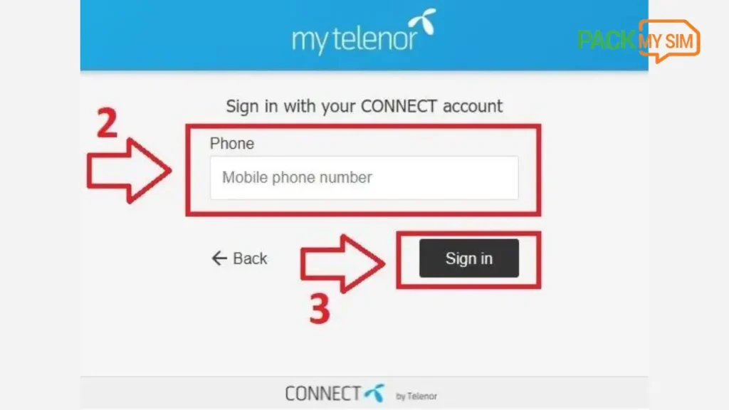Accessing Your Telenor eCare Account