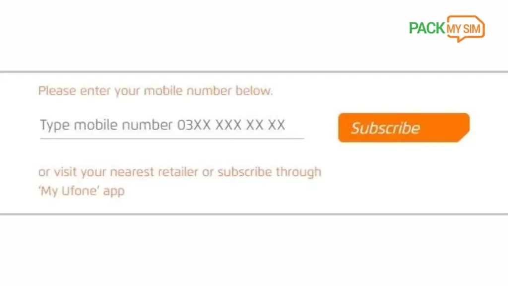 How To Subscribe Ufone Super Internet Package Online
