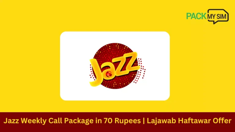 Jazz Weekly Call Package in 70 Rupees | Lajawab Haftawar Offer