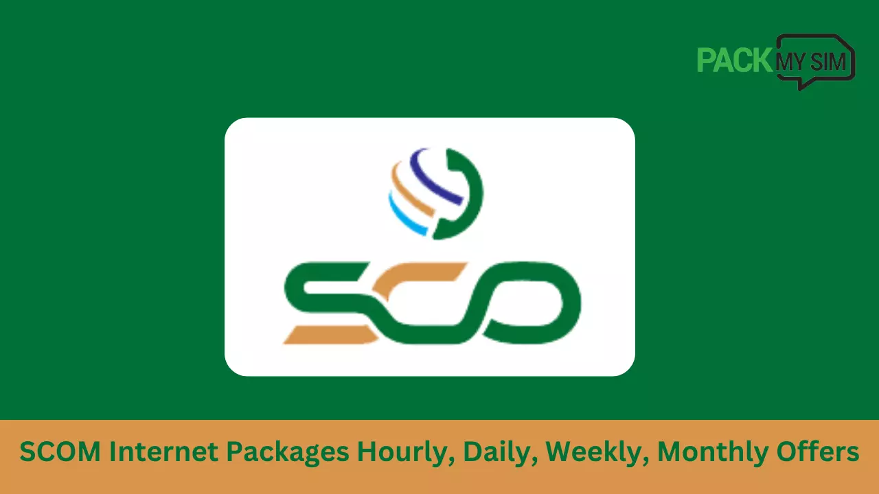 SCOM Internet Packages Hourly, Daily, Weekly, Monthly Offers