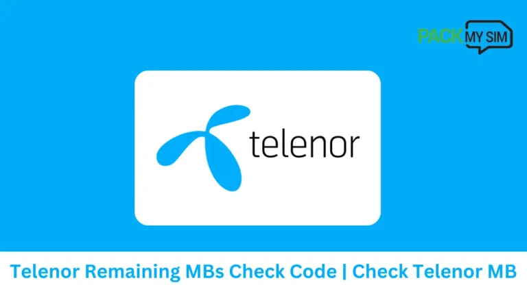 Telenor Remaining MBs Check Code 2024 | Check Telenor MB